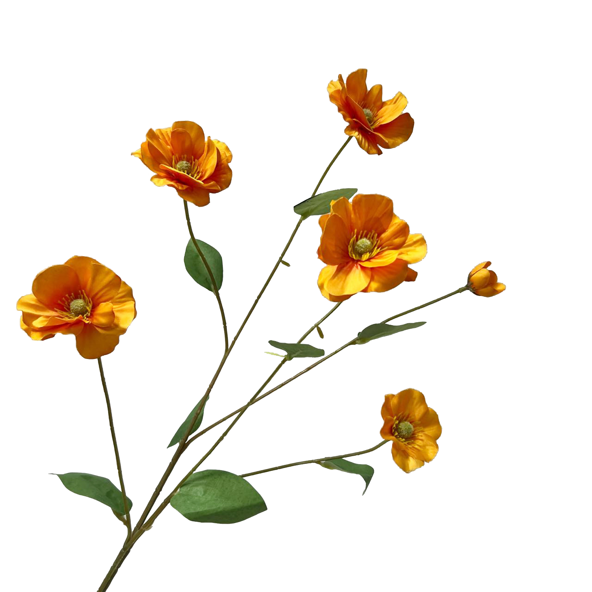 欧式6头蝴蝶花婚庆迎宾摆件绢花 简约家居装饰假花